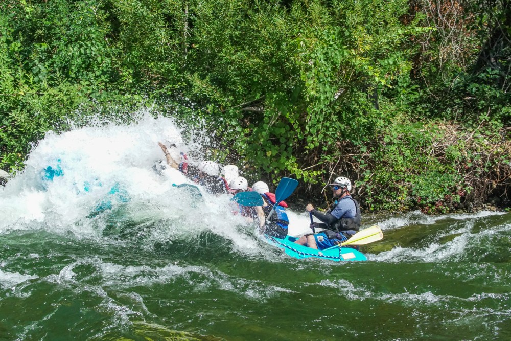 Whitewater images. Rafting on the Middle fork of the american river