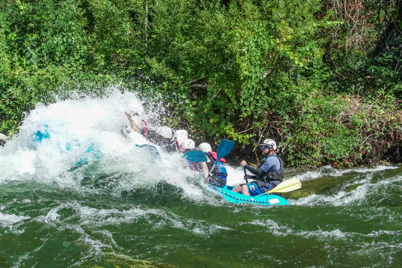 Whitewater images. Rafting on the Middle fork of the american river