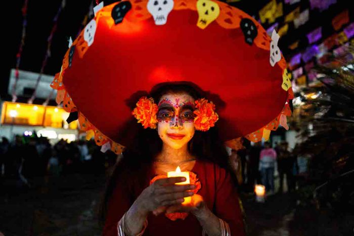 Celebracion dia de muertos en Jalcomulco, Veracruz. 2023